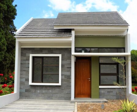 Ilustrasi rumah minimalis siap disewakan tahun 2025