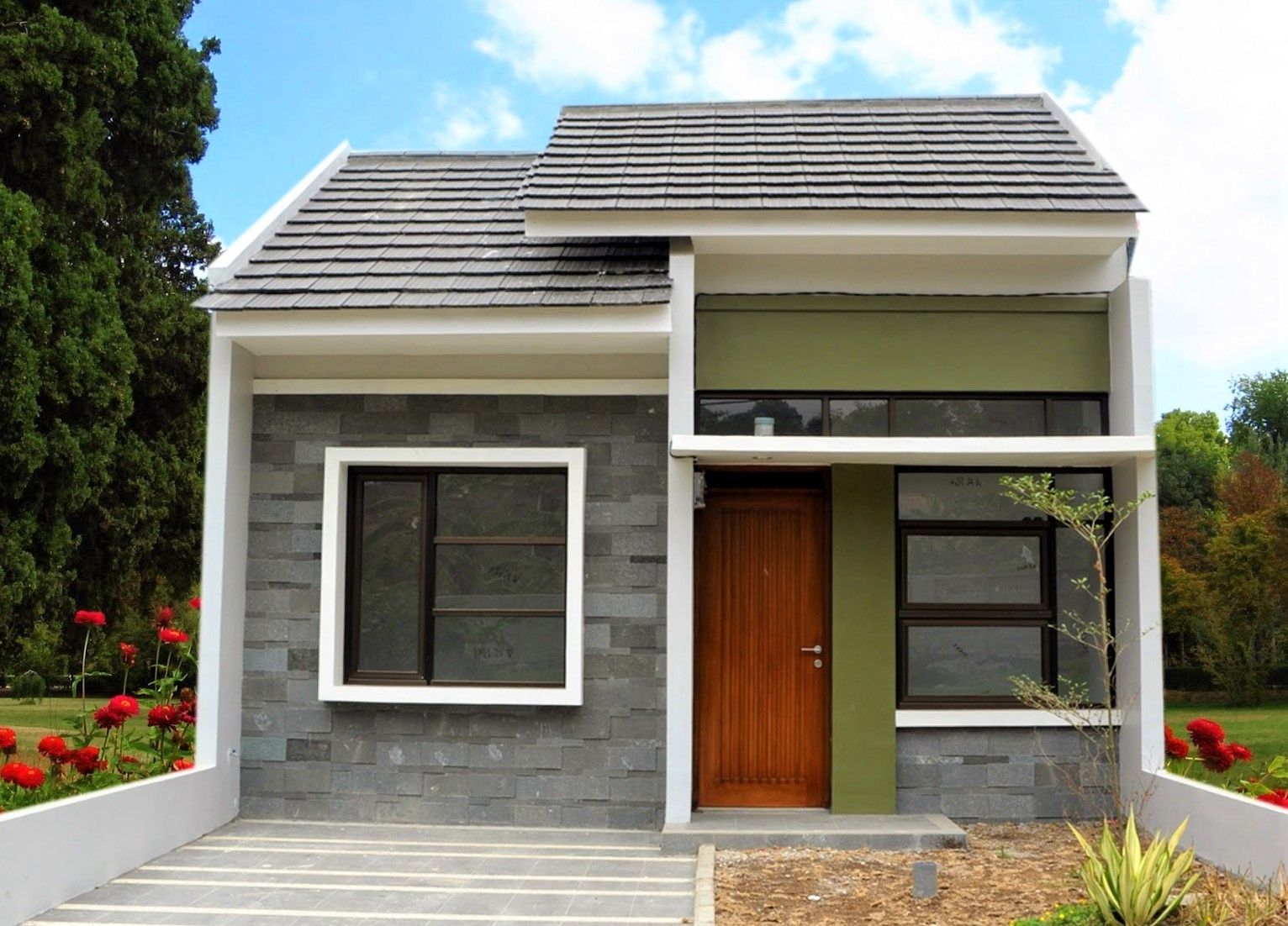 Ilustrasi rumah minimalis siap disewakan tahun 2025