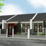 Ilustrasi rumah kontrakan minimalis modern disewakan di tahun 2025