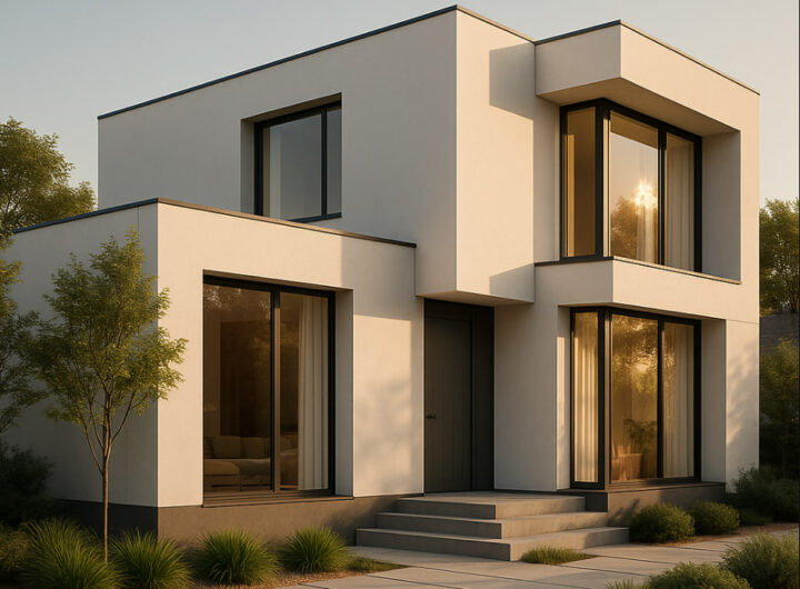 Desain rumah minimalis modern 2025 dengan fasad elegan dan pencahayaan alami
