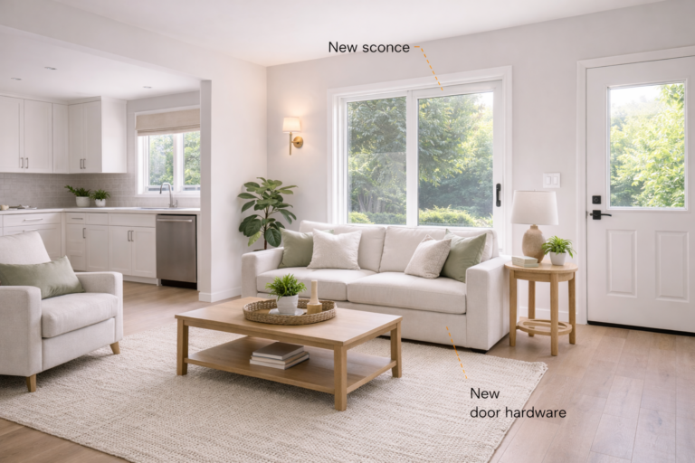 renovasi interior rumah sewa modern dengan desain sederhana dan hemat biaya